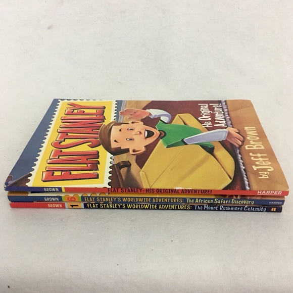 Flat Stanley Kid’s Books Age 7 - 10 Bundle of 3 - Picture 8 of 11